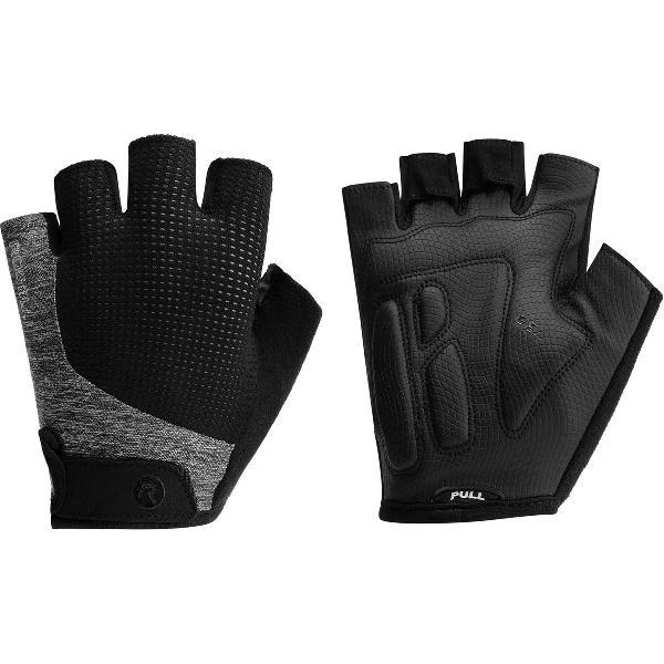 Rogelli Essential Fietshandschoenen Zomer - Wielrenhandschoenen - Korte Vinger - Dames - Zwart,Grijs - Maat S