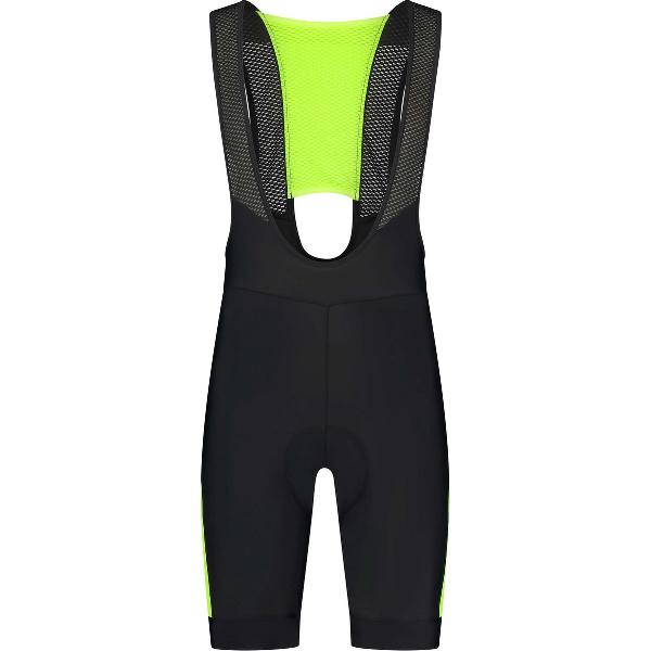 Rogelli Tyro II Korte Fietsbroek - Met Bretels - Heren - Geel, Zwart - Maat 3XL