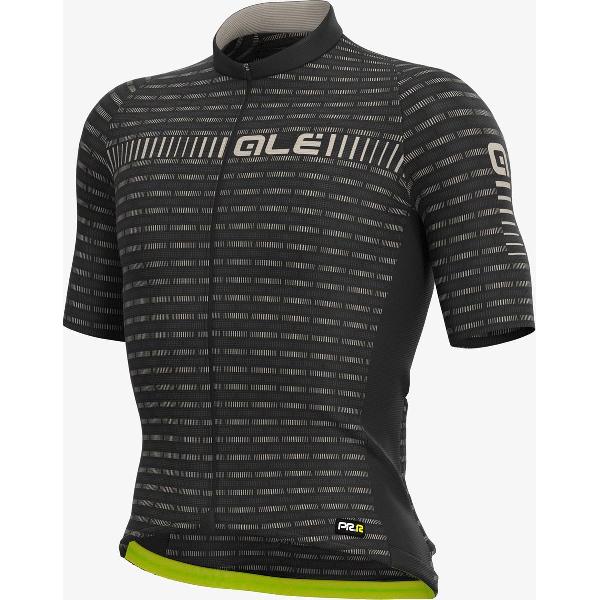 Ale SS Jersey Graphics PRR Green Road - Zwart - L - Valt klein