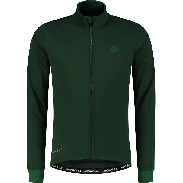 Rogelli Essential Fietsjack Winter - Heren - Leger groen - Maat L