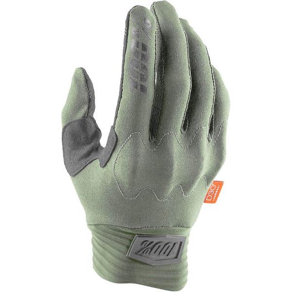 100percent Cognito Lange Handschoenen Groen S Man