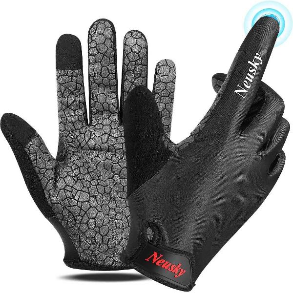 Zomerfietshandschoenen touchscreen volledige vinger MTB-handschoenen voor dames en heren, fietshandschoenen mountainbikehandschoenen trainingshandschoenen