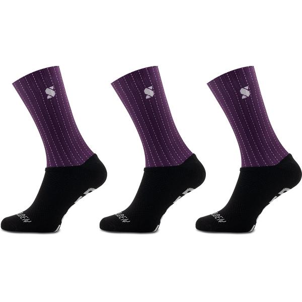 Sockeloen Aero Cycling Socks - Gravel Purple