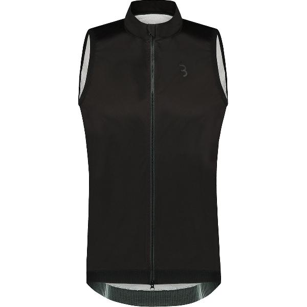 BBB Cycling Windvest Windshield Fietsjack - Racefiets Kleding - Mouwloos - Waterbestendig - Zwart - Maat XL - BBW-485