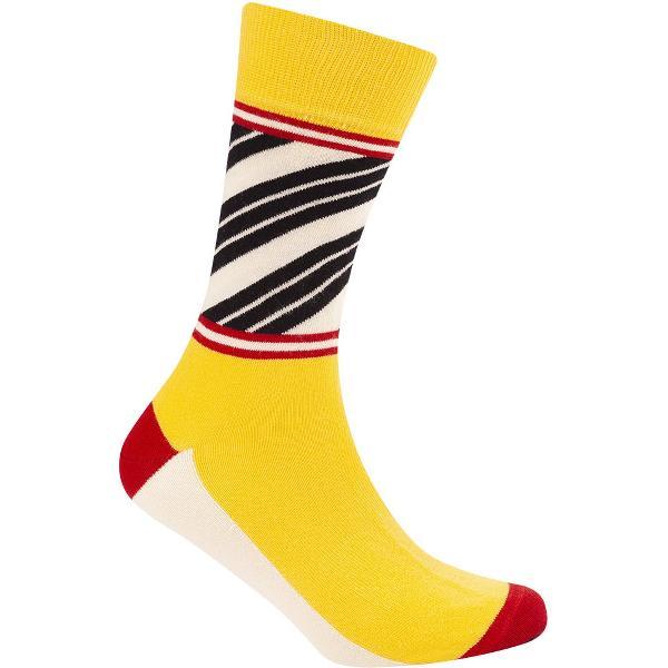 Le Patron Casual sokken Geel Zwart / Classic Jersey Renault - 35/38