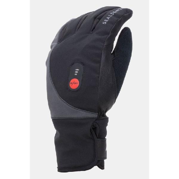 Sealskinz Waterproof Heated Cycle Handschoen Zwart